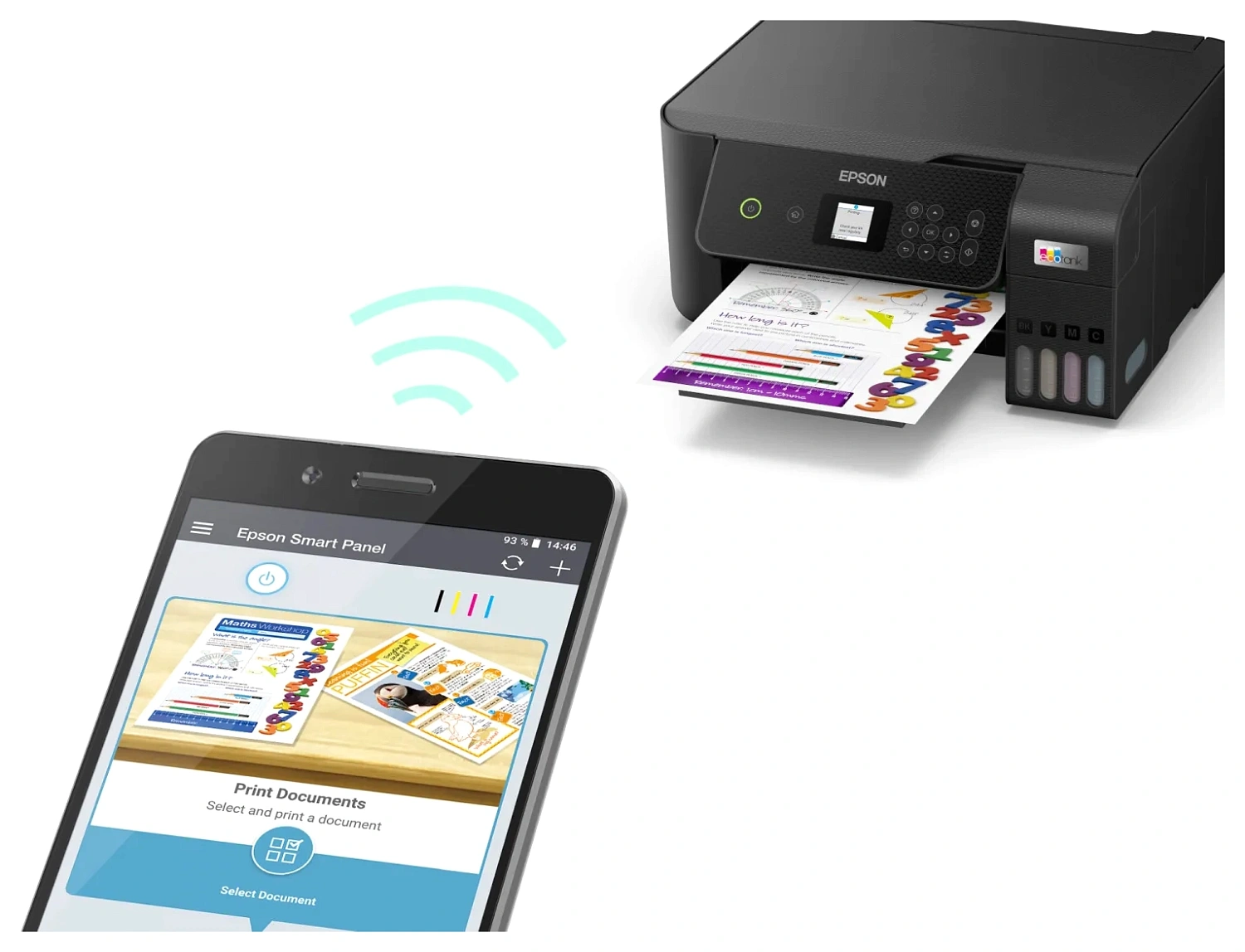 МФУ струйное цветное Epson EcoTank L3260 (66511) (арт. C11CJ66511)