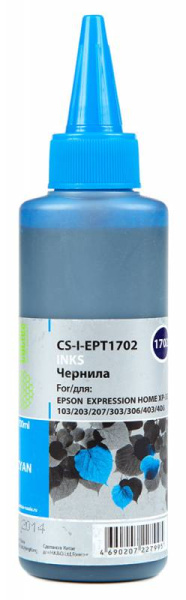 Чернила Cactus голубой 100мл для Epson (арт. CS-I-EPT1702)