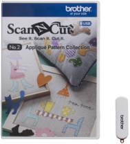 USB с дизайнами для аппликаций Brother CAUSB2 (арт. CAUSB2)