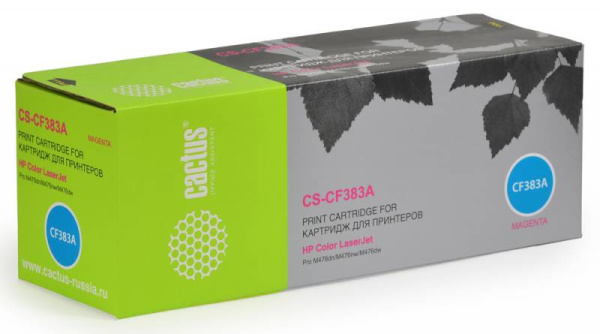 Картридж Cactus пурпурный (2700стр.) для HP (арт. CS-CF383A)
