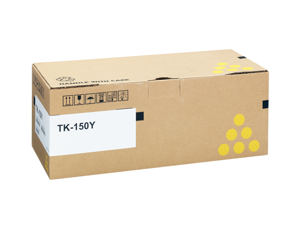 Оригинальный тонер-картридж Kyocera TK-150Y (жёлтый, 6000 стр.) (арт. 1T05JKANL0)