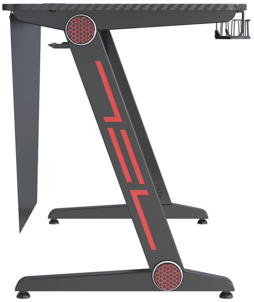 Стол игровой Cactus черный (арт. CS-GTZ-BKRD-CARBON)