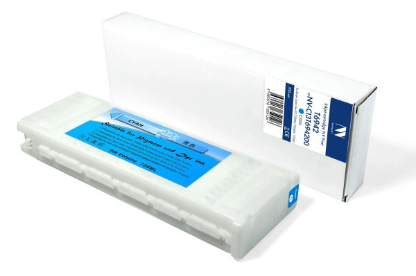 Струйный картридж NV Print T6942 (NV-C13T694200) Cyan для Epson SureColor SC-T5200/T3200/T7200 (700