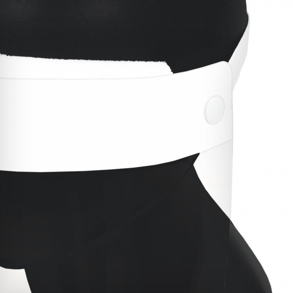 Экран-маска Office Kit 10 шт защитная для лица (немедицинская), White Logo,  (арт. FS-OKWL)