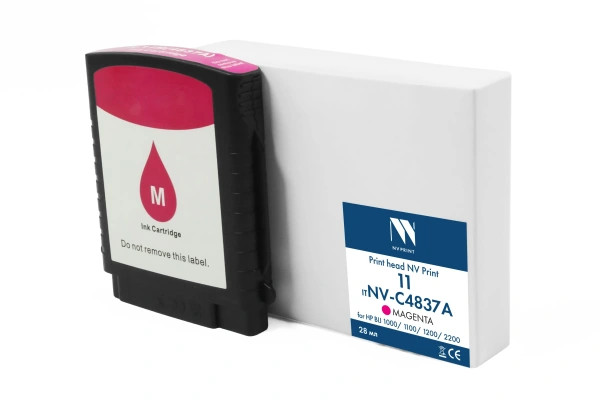 Струйный картридж NVP 11 (NV-C4837A) Magenta для HP BIJ 1000/1100/1200/2200 (28мл)