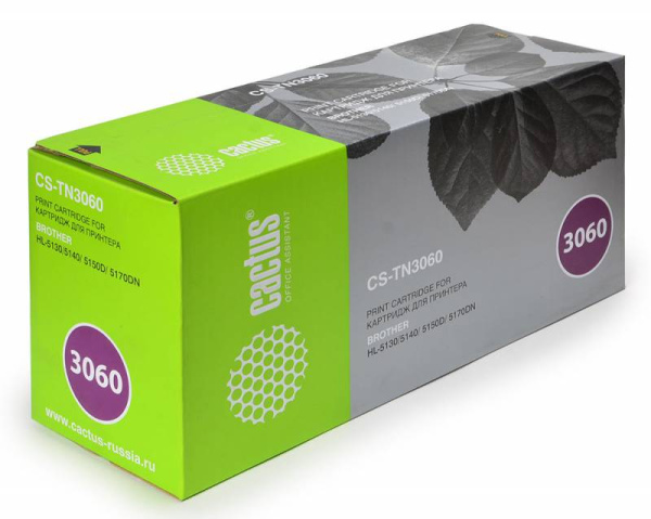 Картридж Cactus черный (6700стр.) для Brother (арт. CS-TN3060)