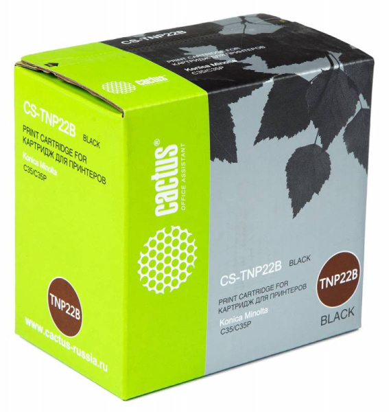 Картридж Cactus Тонер Картридж  CS-TNP22B черный для Minolta (6000стр.) (арт. CS-TNP22B)