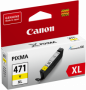 Оригинальный картридж Canon CLI-471XL Y (жёлтый, увеличенной ёмкости 11 мл.) (арт. 0349C001)