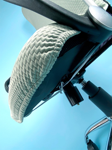 Чехол на компьютерное кресло ГЕЛЕОС 428М (размер М, волна, зеленый чай) (арт. ГЧ00428М)