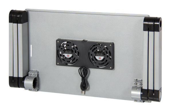 Стол для ноутбука Cactus серебристый, 27x42см (арт. CS-LS-T8-C)