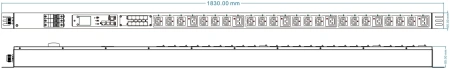 Блок распределения питания Powercom PDU-32AVMS24-18C3-6C9-3P (арт. PDU-32AVMS24-18C3-6C9-3P)