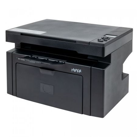 МФУ лазерное черно-белое HIPER M-1005NW Black (3-1), A4, LCD, USB, Bluetooth, RJ-45, Wi-Fi (арт. M-1005NW (BL))