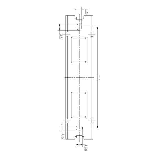 Кронштейн Kromax DIX-22 (чёрный) (арт. 28013)