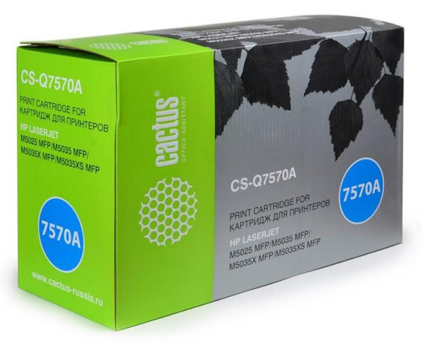 Картридж Cactus черный (15000стр.) для HP (арт. CS-Q7570AR)