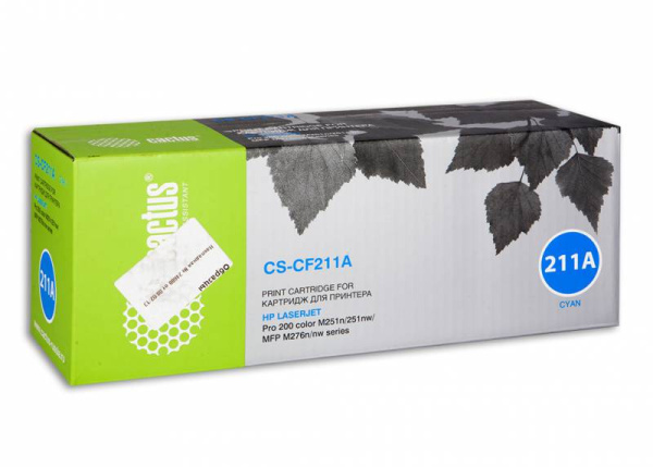 Картридж Cactus голубой (1800стр.) для HP (арт. CS-CF211A)