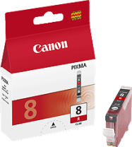 Оригинальный картридж  CLI-8R (красный, 13 мл.) (арт. 0626B001)
