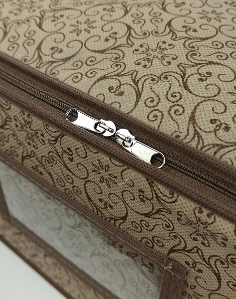 Кофр ГЕЛЕОС для хранения вещей, «Миндаль» / Бежевый, 60х30х20 см (арт. МНД_21)