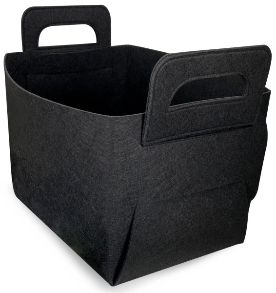 Короб ГЕЛЕОС Войлок (36х25х23 (L), черный) (арт. ВЛК-ЧЛ)