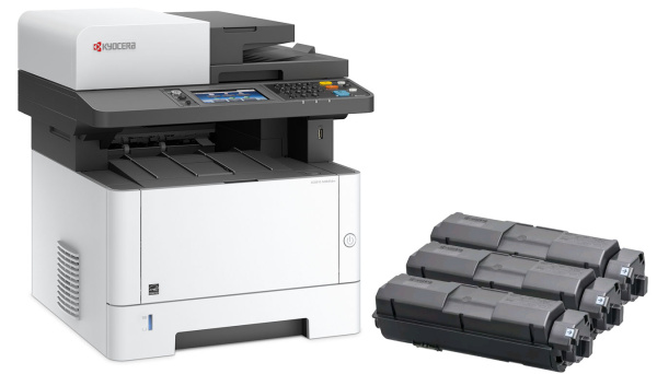 Лазерное черно-белое МФУ Kyocera M2735dn + 3шт TK-1200 (арт. M2735dn+3TK-1200)