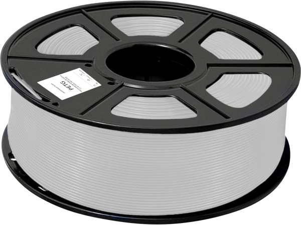 Пластик для принтера Cactus (PETG, d1.75мм, 1кг, L316м) (арт. CS-3D-PETG-1KG-SILVER)