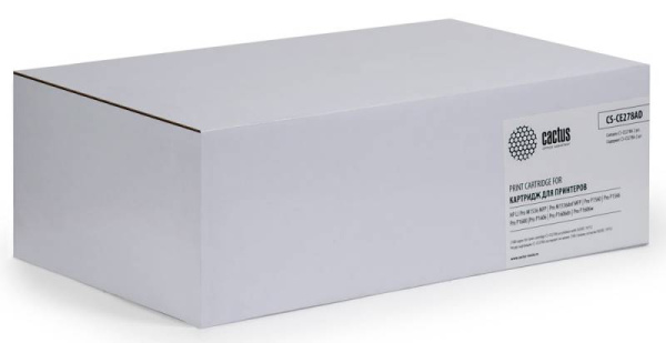 Картридж Cactus черный x2упак. (2100стр.) для HP (арт. CS-CE278AD)