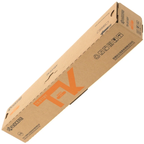 Оригинальный тонер-картридж Kyocera TK-8118Y (жёлтый, 6000 стр.) (арт. 1T02P3ACN0)
