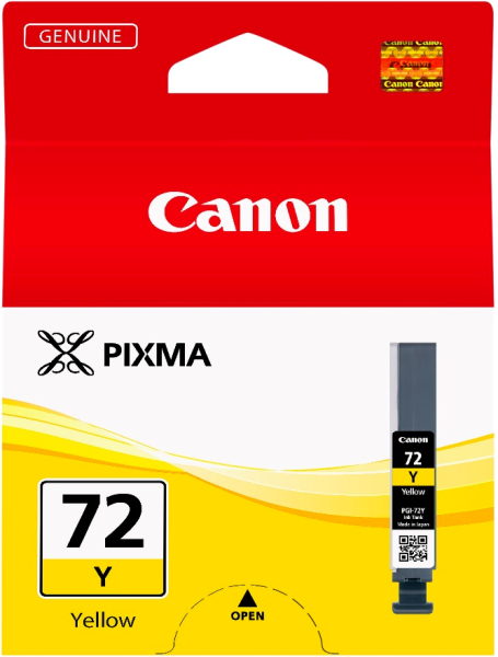 Оригинальный картридж Canon PGI-72 Y (жёлтый, 14 мл.) (арт. 6406B001)