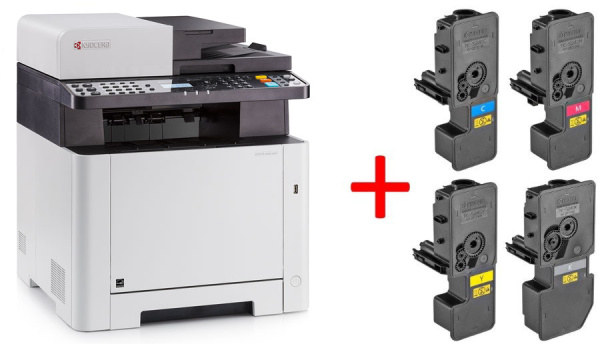 Лазерное цветное МФУ Kyocera M5521cdn + TK-5220C/M/Y/K (арт. M5521cdn+TK-5220C/M/Y/K)