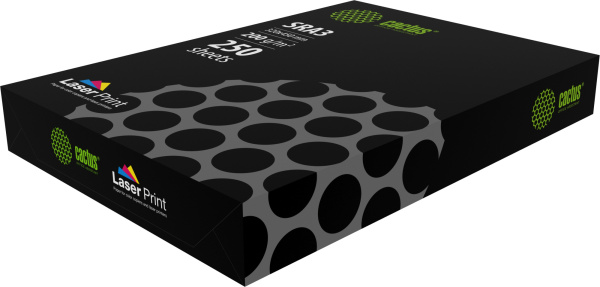 Бумага Cactus (SRA3, 200г/м2, белый, 250л., CIE 170%) (арт. CS-LPSRA3200250)