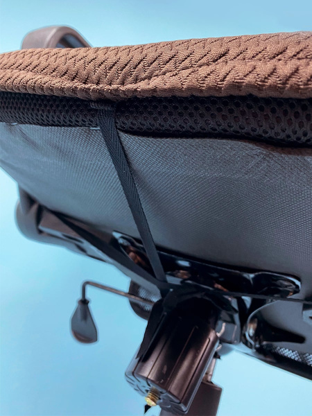 Чехол на компьютерное кресло ГЕЛЕОС 427М (размер М, волна, шоколадный) (арт. ГЧ00427М)