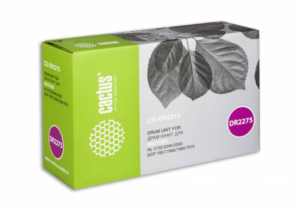 Фотобарабан Cactus черный ч/б:12000стр. для Brother (арт. CS-DR2275)