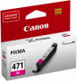Оригинальный картридж Canon CLI-471 M (пурпурный, 7 мл.) (арт. 0402C001)