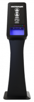 Бесконтактный напольный дезинфектор для рук Autosanitizer ASD, дисплей, система измерения температуры (арт. ASD-termo)