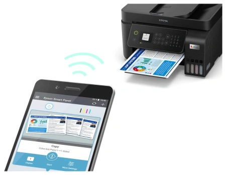 МФУ струйное цветное Epson EcoTank L5290 (Принтер / Копир / Сканер / Факс, A4) (арт. C11CJ65405)