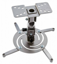 Кронштейн для проектора Cactus серебристый макс.22кг потолочный поворот и наклон (арт. CS-VM-PR04-AL)