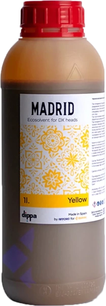 Экосольвентные чернила Dippa Madrid (жёлтые, 1 л.) (арт. o3085)