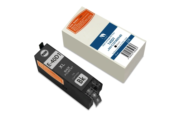 Струйный картридж NV Print T40D1 (NV-C13T40D140) Black для Epson SureColor SC-T5100/T3100 (65 мл)