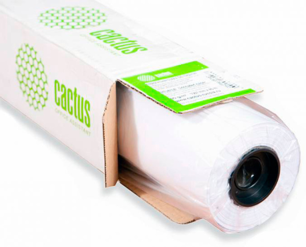 Бумага Cactus 42", A0+, 1067мм-30м, 120 г/м2 (арт. CS-PCP120-106730)