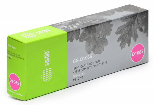 Картридж Cactus Тонер Картридж CS-D106S черный для Samsung (2000стр.) (арт. CS-D106S)