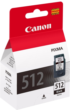 Оригинальный картридж Canon PG-512 (чёрный, увеличенной ёмкости 15 мл.) (арт. 2969B007)