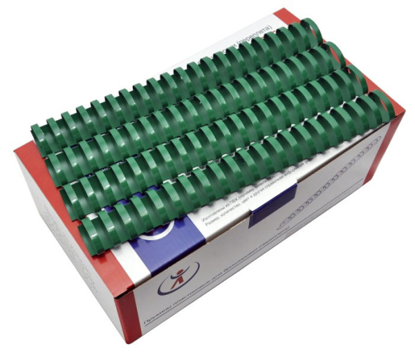 Пластиковые пружины Реалист 32мм, зеленые (50 шт.) (арт. 2144)