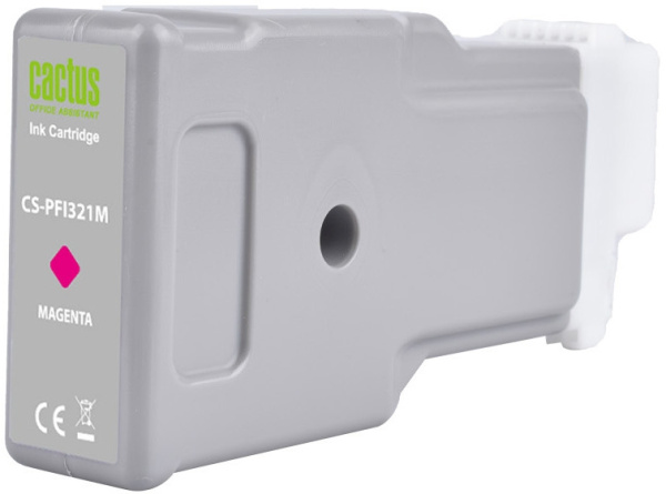 Струйный картридж Cactus (пурпурный, 260 мл.) (арт. CS-PFI321M)