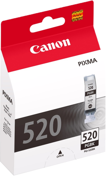 Оригинальный картридж Canon PGI-520 BK (чёрный, 19 мл.) (арт. 2932B004)