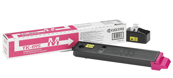 Оригинальный тонер-картридж Kyocera TK-895M (пурпурный, 6000 стр.) (арт. 1T02K0BNL0)