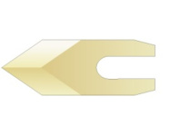 Обоюдоострый нож с титановым покрытием Mimaki 1 шт. в наборе (арт. SPB-0009)