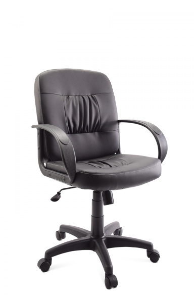 Кресло руководителя ГЕЛЕОС Эксперт (черный) (арт. Экс_черн)