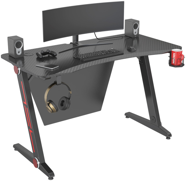 Стол игровой Cactus черный (арт. CS-GTZ-BKRD-CARBON)