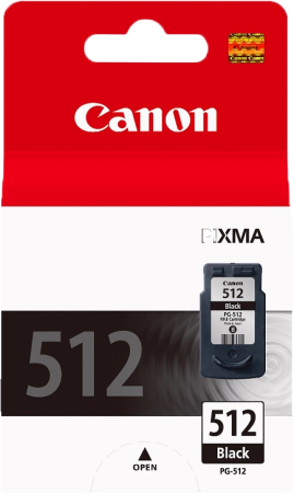 Оригинальный картридж Canon PG-512 (чёрный, увеличенной ёмкости 15 мл.) (арт. 2969B007)