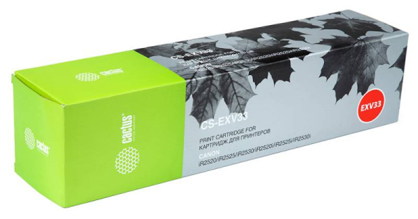 Картридж Cactus черный (14600стр.) для Canon (арт. CS-EXV33)