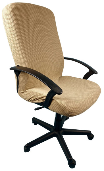 Чехол на компьютерное кресло ГЕЛЕОС 330Л (размер L, кубик, карамель) (арт. ГЧ00330Л)